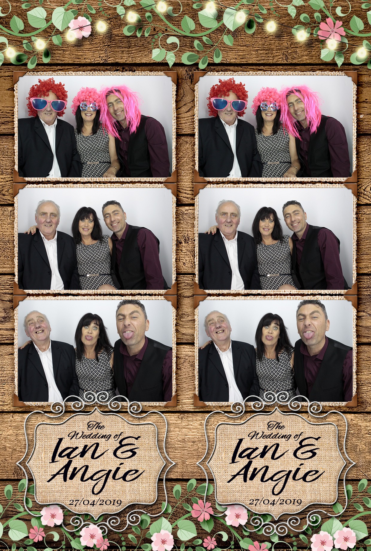 Ian & Angie’s wedding  | View more photos from the event at gallery.myphotoboothexperience.co.uk/u/MyPhotoBoothExperienceLtd/Ian-Angie’s-wedding